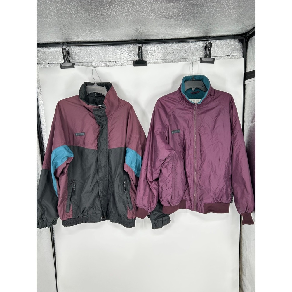 Vintage Columbia 3 In 1 Ski‎ Snowboard Winter Snow Jacket Mens Large Retro 90s